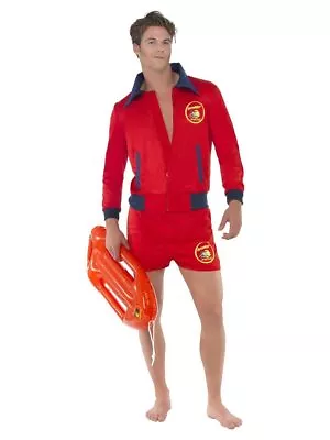 Smiffys Baywatch Lifeguard Costume Red (Size M) • $77.89