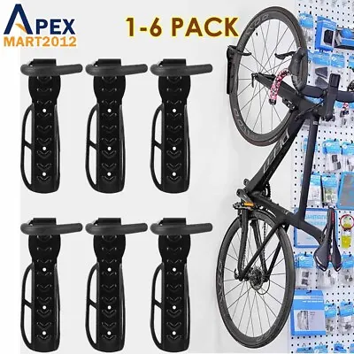 6 Packs Bike Hanger Bicycle Wall Hook Mount Holder Garage Vertical Rack Storage • $19.99