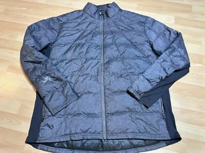Sierra Designs Dri Down Puffer Quilted Jacket Packable Gray Sz XXL • $44.99