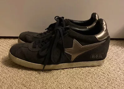 £4.99 • Buy Ash GUEPARD BIS Everest Low-Wedge Trainers. Suede & Leather. Size UK 5
