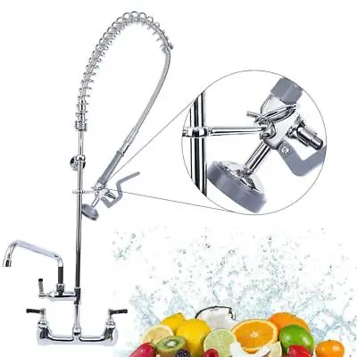 Pre-Rinse Faucet Swivel+ Add-On Tap Kitchen Commercial Wall Mount Restaurant • $120.69