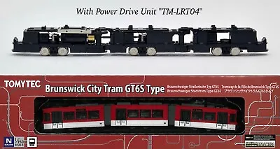 N Scale Tomytec Adtranz GT6S BSVG #9557 Power Drive Braunschweig Tram Streetcar • $124.99