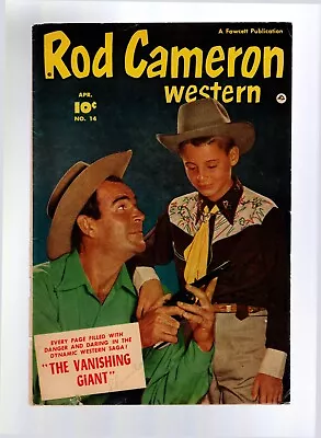 £32.23 • Buy Rod Cameron Western #14 - Fawcett 1952 - Photo Cover - Mid Grade Minus