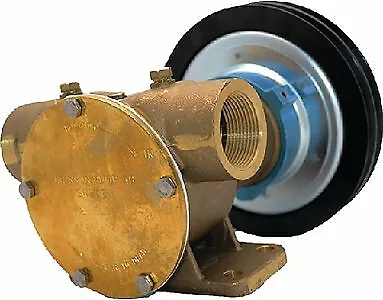 Johnson Pumps F8B-5 1 1/4-Inch NPT Electric Clutch Pump With 12V 2XA Pulley • $1072.28