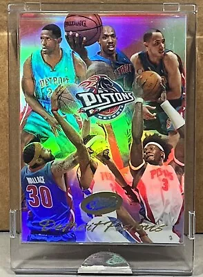 2004 ETOPPS In Hand #2 BEN RASHEED WALLACE RIP BILLUPS DETROIT PISTONS Team • $119.99