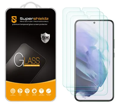 [3-Pack] Supershieldz Tempered Glass Screen Protector For Samsung Galaxy S22 5G • $10.99
