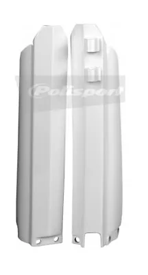 Polisport Front Fork Guards Plastic White YZ125 250 96-04 WR400F YZ426F • $37.90