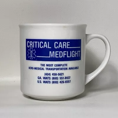 Critical Care Medflight Aeromedical Transport Georgia Airplane Advertising Mug • $12