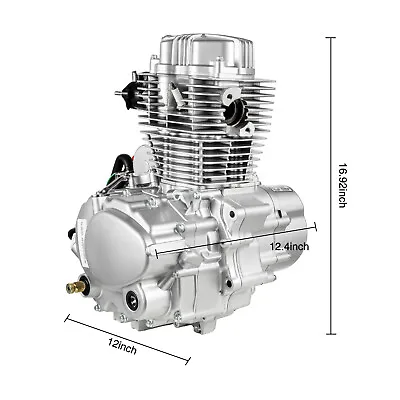 200cc 250cc 4-stroke CG250 Dirt Bike Engine W/ Manual 5-Speed Transmission ATV • $360.05