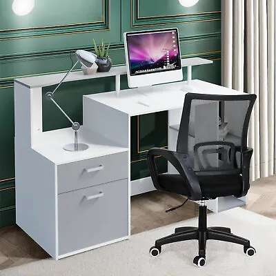 £169.99 • Buy Office Computer Desk PC Table Home Study Workstation Laptop Desktop With Shelf