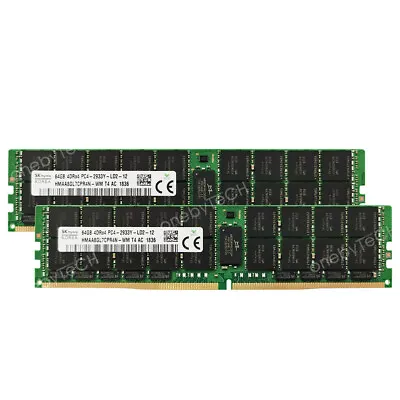 128GB 2x64GB DDR4 2933MHz PC4-23400 ECC REGISTERED LRDIMM MAC PRO (2019) RAM KIT • $768.99