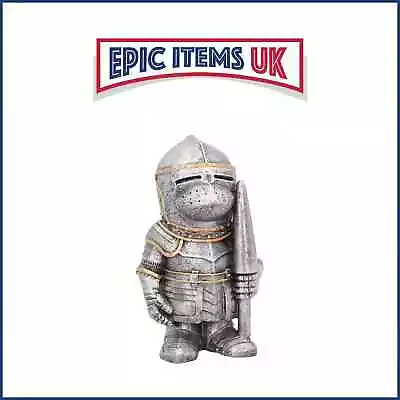 Nemesis Now Silver Knight Sir Pokealot Figurine • £10.79