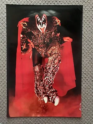 Kiss Gene Simmons Poster 1980 Dynasty Unmasked Era *rare* #4 • $45