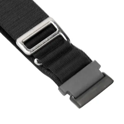 (Black)Stretch Woven Nylon Watch Band Replacement G Hook Loop Smartwatch BSU • $8.30