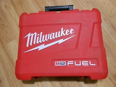 Case Only Milwaukee M12FUEL Hard Case Only For 2454-22 3/8  Impact Wrench Geo • $25