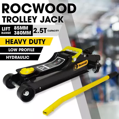 Trolley Jack 2.5 Ton Tonne Low Profile Hydraulic Floor Lifting Car Van Garage • $72.17