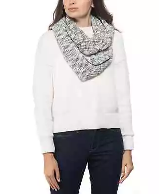 Style & Co Ribbed Marled Loop Infinity Scarf Black Multi • $2.79