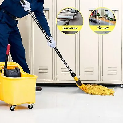 Colour Coded SYR Pole & Mop Kentucky Professional Commercial Industrial Cleaning • £17.95