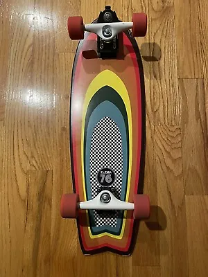 Z-FLEX 76 Skateboard 30”x 9” Complete W/ Deck/Wheels & Front Surf Style Truck NM • $85