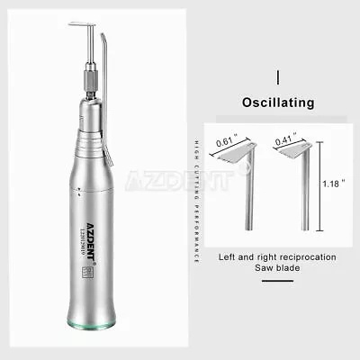 Dental Micro Saw Surgical Handpiece 4:1 Reduction Reciprocating Bone Cut • $163.30