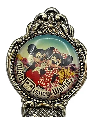 Vintage Walt Disney World - Silver Plated Spoon Australia Mickey & Minnie Mouse • $8.99