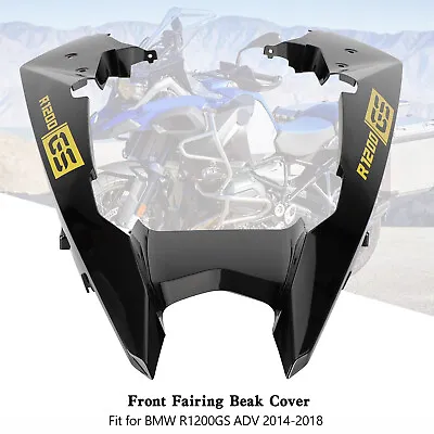 Front Nose Fairing Beak Fender Cover For BMW R1200GS ADV 2014-2018 Black F1 • $188.99