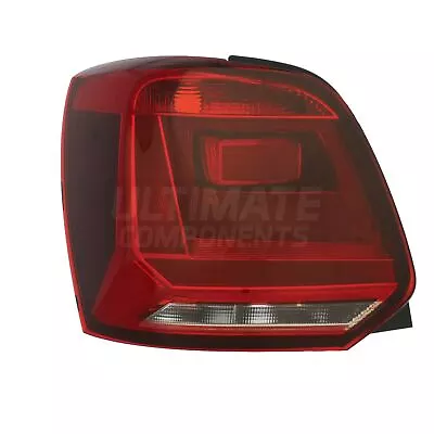 VW Polo Mk5 GTi 6R 2014-2018 Rear Back Tail Light Lamp Passenger Side Left Hand • $95.77