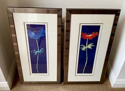 TWO X Nel Whatmore POPPY ART PRINTS Soul & Blues Singer  COLLECT London W4 • £39.99