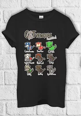 Catvengers Marvel Comic Cat T Shirt Men Women Hoodie Sweatshirt Unisex  1794 • £13.95