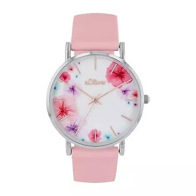 S.oliver Ladies Watch Wristwatch Silicone 2038370 • $44.74