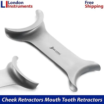 Cheek Retractor Lip Tongue Mouth Opener Dental Surgical S-Steel Retractor New • £6.89