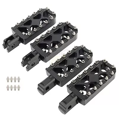 Pair Front Rear Foot Pegs Footrest For Harley Softail Low Rider Street Bob 18-23 • $69.97