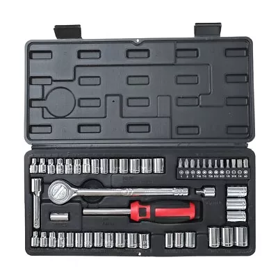 54 Piece 1/4 And 3/8 Inch Drive Socket Set • $12.88