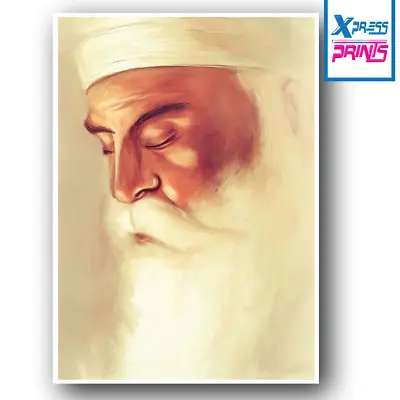 £6.99 • Buy Guru Nanak Dev Ji Poster Wall Art Print Picture Sikh Sikhism A3 A4 Laminated #03