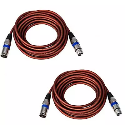 2Pcs 10 Feet Microphone Cable Pair Mic Cable/XLR To XLR Cable 10 Ft XLR Male ... • $25.12