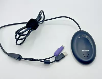 Microsoft Model 1029 Wireless Optical Desktop Receiver 3.0A  PS/2 And USB Cable • $4.79