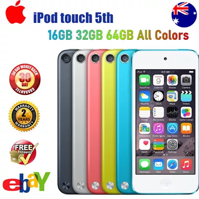 New Apple IPod Touch 4th 5th Generation 16GB/32GB/64GB All Colors- Sealed Box-AU • $45.99