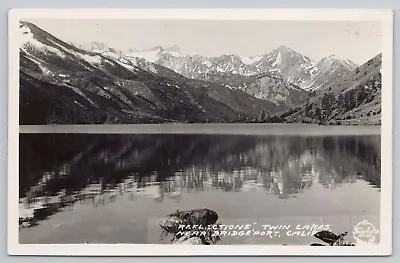 Bridgeport CA Twin Lakes Mountains Scenic View Vintage RPPC Real Photo Postcard • $15.99