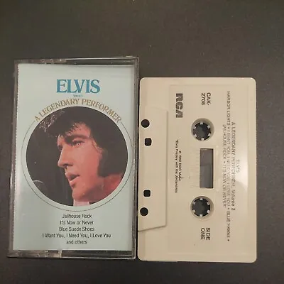 Elvis Presley - Elvis A Legendary Performer Vol. 2 (RCA 1989) CASSETTE TAPE • $6