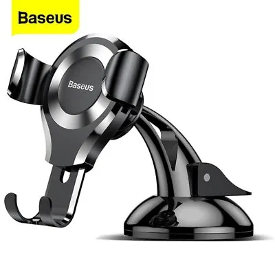 Baseus 360° Mount Phone Holder Car Dashboar Windshield Stand For IPhone Samsung • $7.64