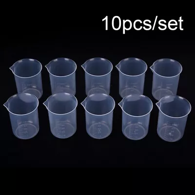 10PCS 50ML Plastic Graduated Measuring Cup For Liquid Measure Container • $4.93