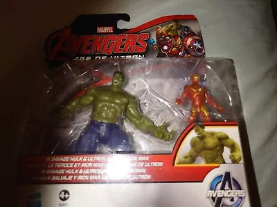 New Toy Figures Marvel Avengers Age Of Ultron Hulk And Iron Man • £10