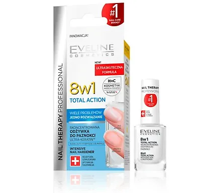 Eveline Nail Hardener Conditioner For Brittle Split Nail Treatment DIAMOND 12ml • £7.99