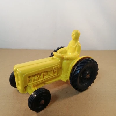 £14.99 • Buy Tomte Laerdal (Norway) Large Scale Fordson Tractor In Yellow & Driver. Vintage. 