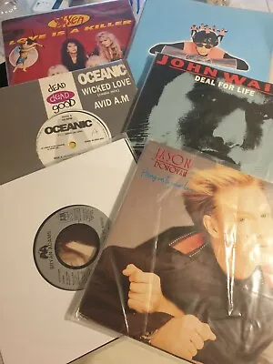 £8.99 • Buy 20 Random 7 Inch Vinyl Records Instant Starter Record Collection Jukebox 80s 90s