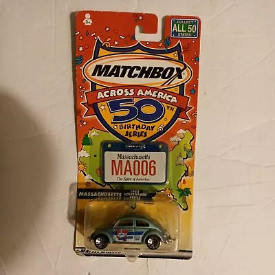 Matchbox 50th Birthday Series - Massachusetts - 1962 Volkswagen - Light Wear • $7.18