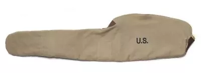 WORLD WAR 2 M1 CARBINE FLEECE LINED CANVAS CASE Khaki Color Marked JT&L 1942 • $36.99