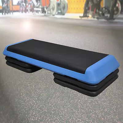 XL - Aerobic Step - 110cm*40cm Cardio Exercise Stepper - Blue Stepper 4 Risers • $99.95