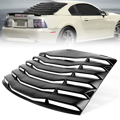 For Ford Mustang 1999-2004 Sun Shade Cover Rear Window Louver Black ABS NEW • $175.50