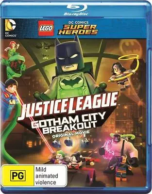 Lego -  Justice League - Gotham City Breakout  (Blu-Ray) New & Sealed - Region B • $14.98